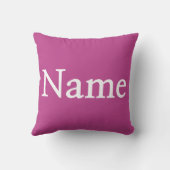 Dames naamletter Monogram - Heren en Dames kussen (Achterkant)
