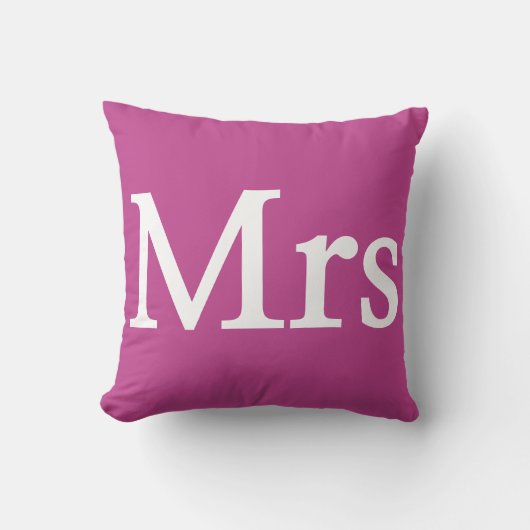Dames naamletter Monogram - Heren en Dames kussen (Voorkant)