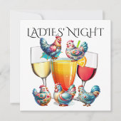 DAMES NACHT, etc. Uitnodiging (Voorkant)