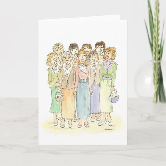 Dames nacht kaart (Voorkant)