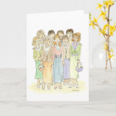 Dames nacht kaart (Gele Bloem)