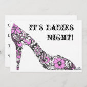 Dames nacht kaart (Voorkant / Achterkant)