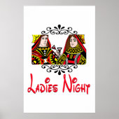 Dames nacht poster (Voorkant)