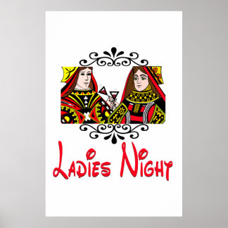 Dames nacht poster