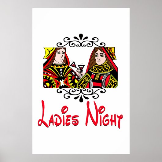 Dames nacht poster (Voorkant)