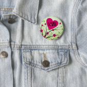 Dames nacht ronde button 5,7 cm (In situ)