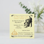 Dames nacht uit Uitnodiging (Staand voorkant)