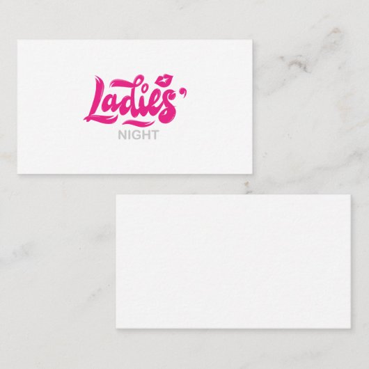 dames nachtkijkers visitekaartje (Voorkant / Achterkant)