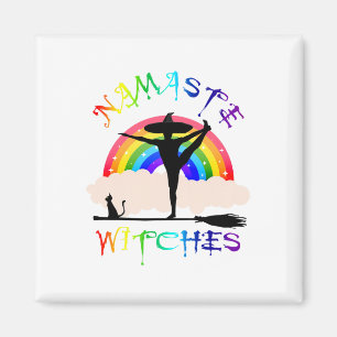 Dames Namaste Heksen Yoga  Magneet
