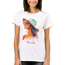Dames natuurvibes grafische T-shirt – Meisje