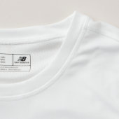 Dames New Balance T-Shirt (Detail - nek (in wit))