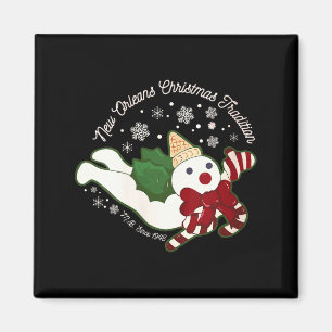 Dames New Orleans Mr Bingle Kersttraditie S Magneet