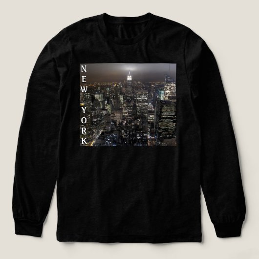 Dames New York Souvenir T-shirt Dames NY Shirt (Voorkant)