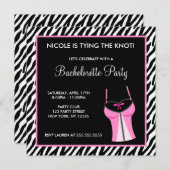 Dames Night Bachelorette Party uitnodigingen (Voorkant / Achterkant)