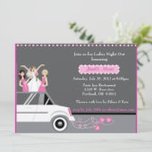 Dames Night Out Kaart (Staand voorkant)