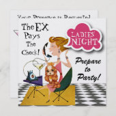 Dames Night Out - SRF Kaart (Voorkant / Achterkant)