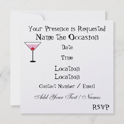 Dames Night Out - SRF Kaart (Achterkant)