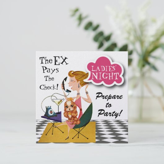 Dames Night Out - SRF Kaart (Staand voorkant)