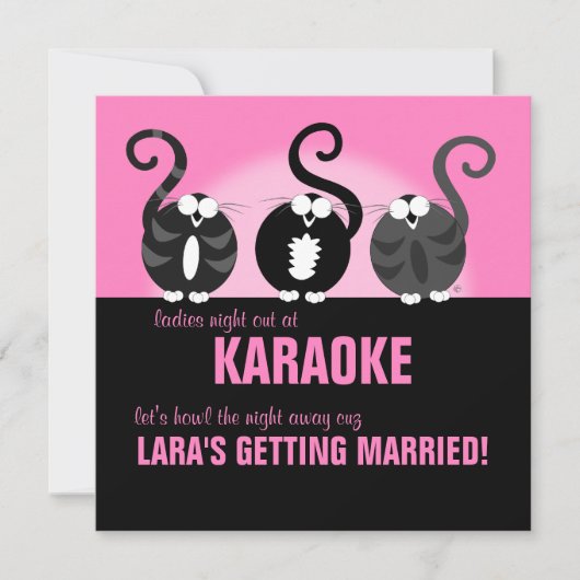 Dames Night Out to Howl Kaart (Voorkant)