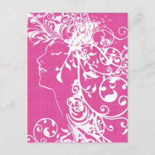 Dames Night Pink Bachelorette Kaart