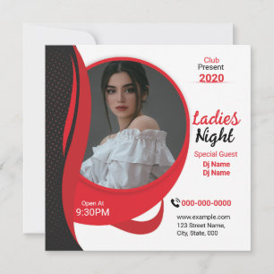 Dames Nightclub Flyer Sjabloon