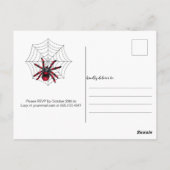 Dames Nite Out Halloween Party Briefkaart (Achterkant)