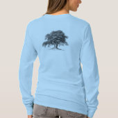 Dames Oak Tree T-shirt met lange mouwen (Achterkant)