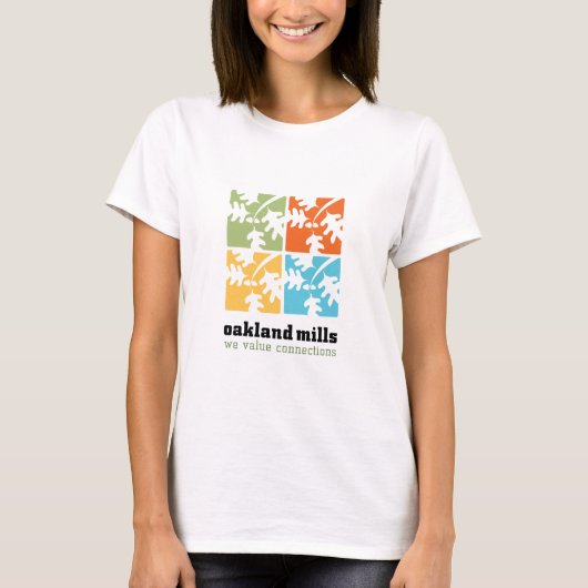 Dames Oakland Mills T-Shirt (Voorkant)