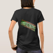 Dames "Obsession Suppression" zwarte t-shirt. T-shirt (Achterkant)