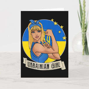 Dames Oekraïense Meisje Oekraïne Vlag Merchandise Kaart