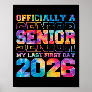 Dames Officieel Senior 2026 Mijn Laatste Eerste Da Poster
