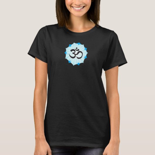 Dames Om Groene Yoga 6 T-shirt (Voorkant)