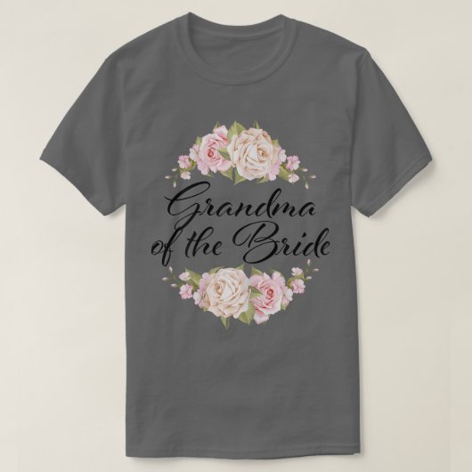 Dames Oma van de Bruid Oma van de Bruid T-Shirt (Design voorkant)
