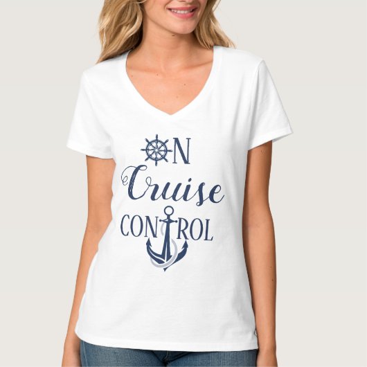 Dames On Cruise Control T-shirt (Voorkant)