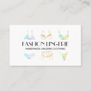 Dames Ondergoed Lingerie Kledingwinkel Visitekaartje