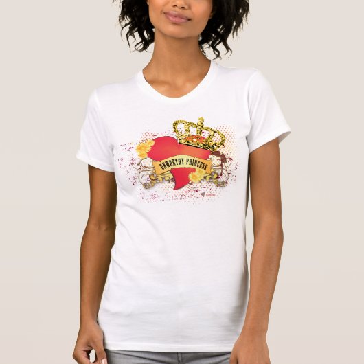 Dames onwaardige prinses T-Shirt (Voorkant)