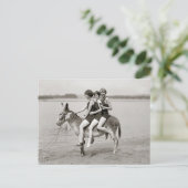 Dames op Arlington Beach, 1924 Briefkaart (Staand voorkant)