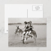 Dames op Arlington Beach, 1924 Briefkaart (Voorkant / Achterkant)