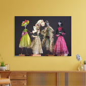 Dames op de dag van de dood, uit Oaxaca Canvas Afdruk (Insitu (Woonkamer))
