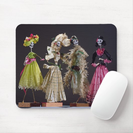 Dames op de dag van de dood, uit Oaxaca Muismat (Met muis)