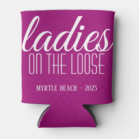 Dames op de losse, persoonlijke blikjeskoeler (Voorkant)