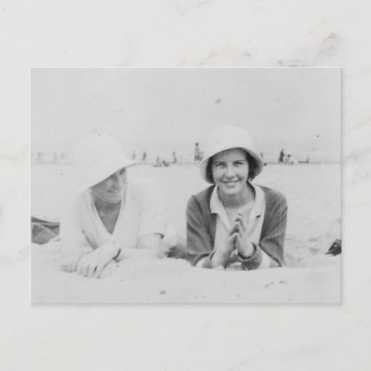 Dames op doorsnee zwart-wit Afbeelding Briefkaart (Voorkant)