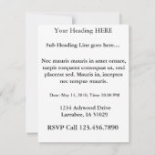 Dames op een banket van Maler Der Grabkammer Des N Kaart (Achterkant)