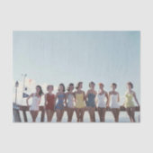 dames op het beach-document tissuepapier (Voorkant)