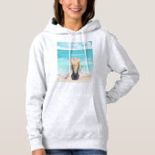 Dames op het strand hoodie (Voorkant)
