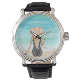Dames op het strand horloge