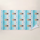 Dames op het strand strandlaken (Voorkant)