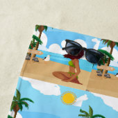 Dames op het strand strandlaken (In situ)