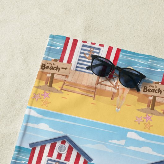 Dames op het strand strandlaken (In situ)