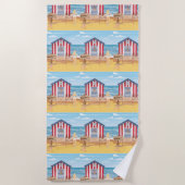 Dames op het strand strandlaken (Voorkant)